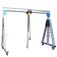 500Kg 3T 5 Tấn Một Khung Tải Nhỏ Nhôm & Nhôm Di Động Giàn Cẩu Giá