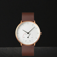Montre-bracelet à quartz Skmei SKM9213-61 pour homme, ultra-fine, grand cadran de 40 mm, luxe, sport, mode, verre minéral, bracelet en cuir de 20 mm, MIYOTA