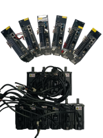 Moteur servo AC 750W MS1H4-75B30CB-A331Z avec encodeur absolu 23 bits, protection IP67 pour l'automatisation industrielle, la robotique CNC