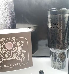 Conception d'Halloween pour <span class=keywords><strong>Stan</strong></span> Cup H2.0 Meilleure vente Logo personnalisé Grande marque Tasse 40oz avec poignée paille Thermos 40oz Tasse pour l'extérieur Gobelet - Product Image 4