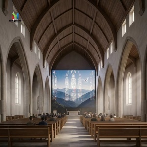 Pantalla LED Micro COB <span class=keywords><strong>de</strong></span> Alta Luminosidad (600 Nits) 8K P1.56 con Garantía <span class=keywords><strong>de</strong></span> 5 Años, Video Wall para Iglesia, Cine en Casa - Product Image 5