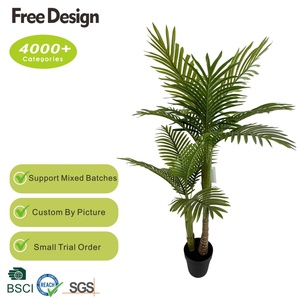 Árbol Bonsái Artificial de Palma Hawaiana de 120 cm, Ecológico, Decoración de Plástico para Interiores, para Cumpleaños y Pascua - Product Image 2