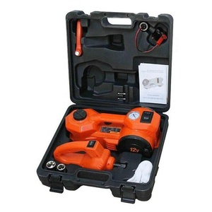 Kit de cric hydraulique pour voiture électrique 12V, 3 tonnes, outil de réparation automobile de <span class=keywords><strong>Garage</strong></span> d'urgence avec clé à chocs électrique - Product Image 4