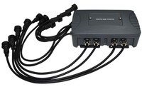 Répartiteur de signal DMX512 RDM étanche à 8 canaux, isolé IP65, amplificateur et distributeur DMX 8 voies pour éclairage de scène extérieur