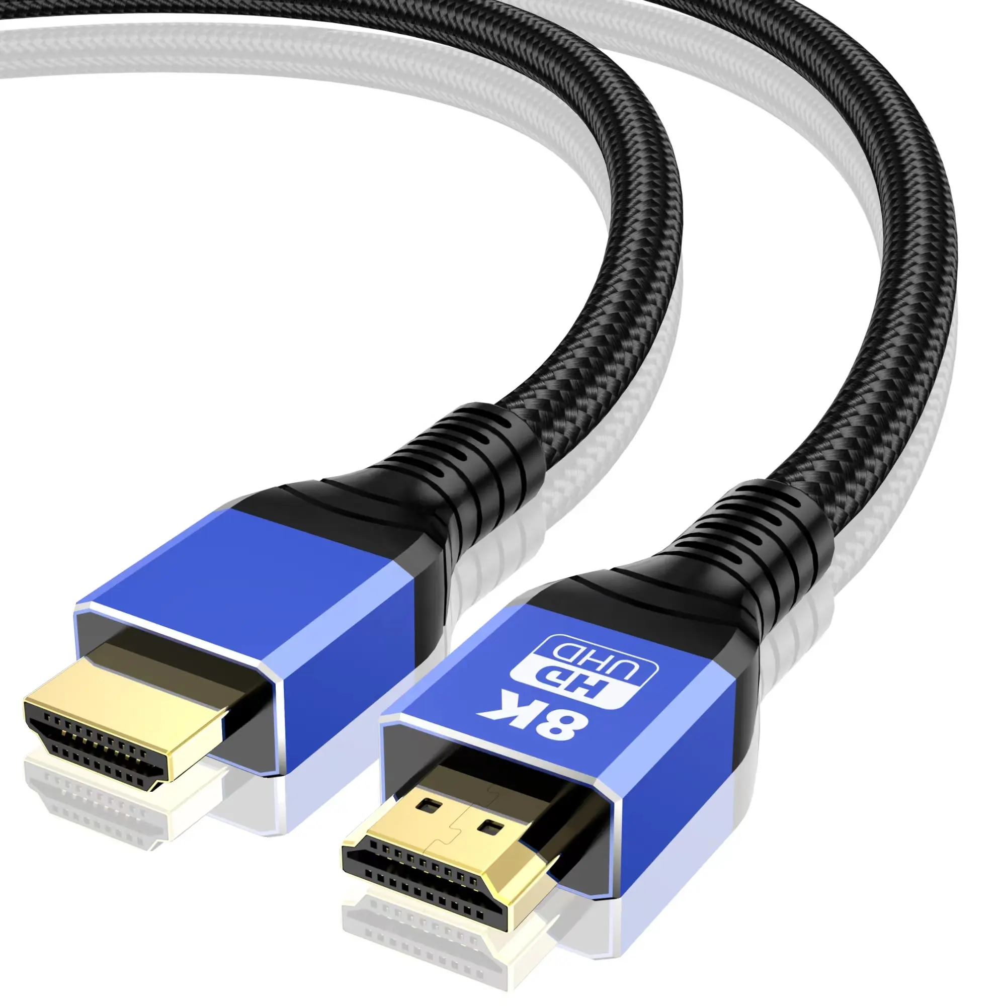 1m 2m 3m 5m 10m 15m OEM ODM Ultra High Speed Hdmi Kabel 3d 8k 60hz 4k 120hz 48gbps cavo Hdmi oro 8k cavo Hdmi