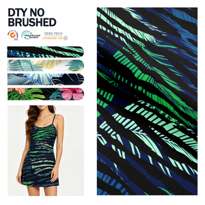 ผ้าไหมนมพิมพ์ลาย DTY พรีเมียม ผ้าไหมนม DTY ไม่ขัดผิว สำหรับเสื้อผ้าแฟชั่น - Product Image 1