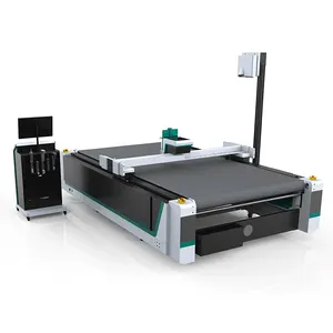 Fijo CNC digital automático oscilante V cuchillo corte impresión impresa guillotina cartón cortador de papel industrial