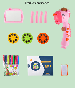 Table de dessin multifonctionnelle pour enfants avec projection de dessins animés, facile à utiliser et réutilisable - Product Image 6