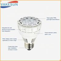 Ampoule LED PAR20, culot E26/E27, lampe SMD en aluminium, température de couleur 2700K-6500K, CRI 90, garantie 3 ans, pour magasins de vêtements