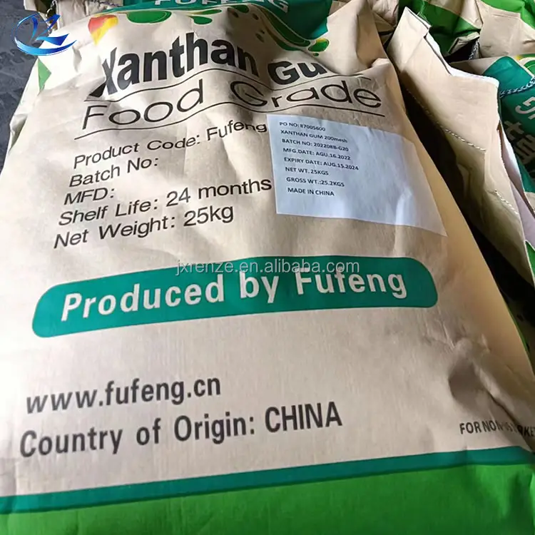 Çin ksantan sakızı gıda sınıfı endüstriyel sınıf Fufeng ksantan sakızı 200 Mesh