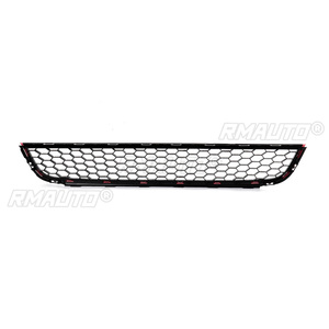 Grille de pare-chocs avant noire et rouge, grille inférieure centrale de pare-chocs avant pour VOLKSWAGEN pour VW Jetta Mk6 2012-2014 Berline, grilles de course - Product Image 3