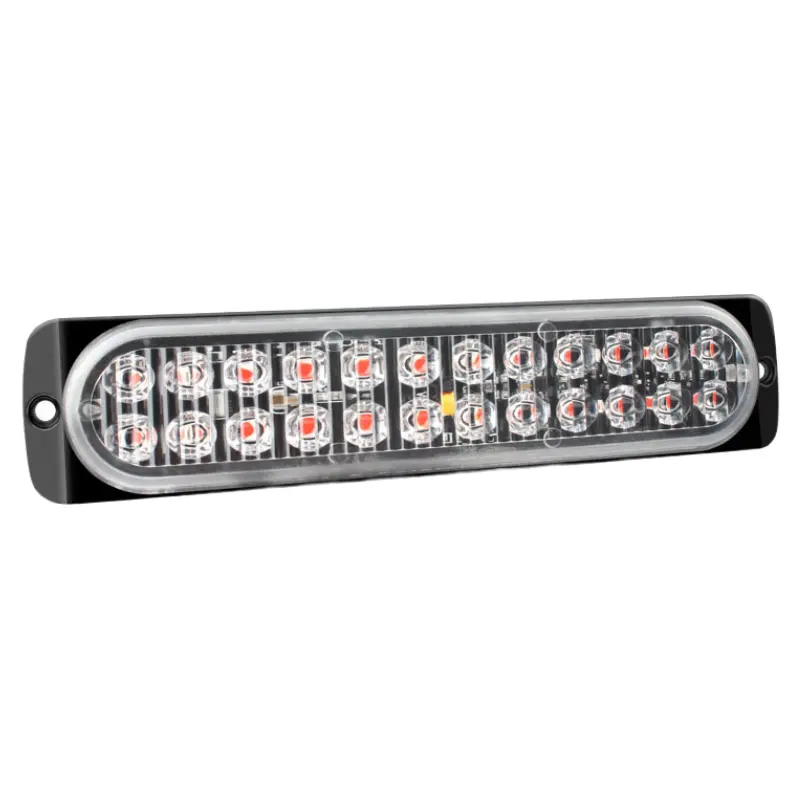 12-24V Vrachtwagens/Bestelwagens Ultradunne 24led-Zij-Waarschuwingslampjes 72W Knipperende Stroboscooplichten Autolicht Accessoires