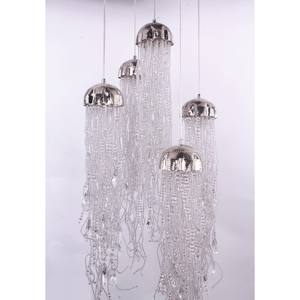 Lustre moderne en verre de luxe et léger Méduse art créatif villa salon restaurant bar lustre à pampilles - Product Image 4