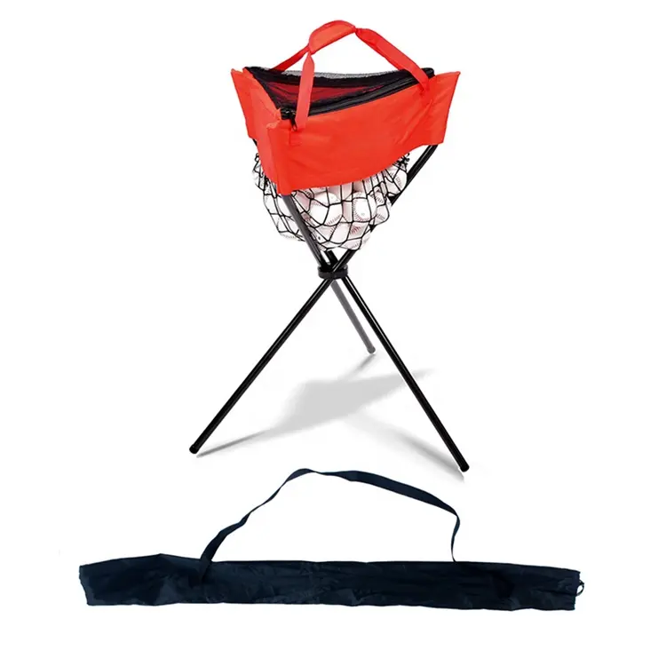 Softball de Baseball Portable et pliable de haute qualité, boule à balles, caddie de Tennis, support de ballon, nouveau Design, 2019