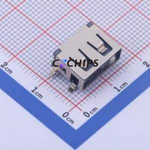 915-121A2028S10101 <b>USB</b> <b>Connector</b> SMD <b>Connector</b> ( <b>Connector</b> Type: Type-A )( Protocol Standard: <b>USB</b> 2.0 )( Gender: Female ) - Product Image 1