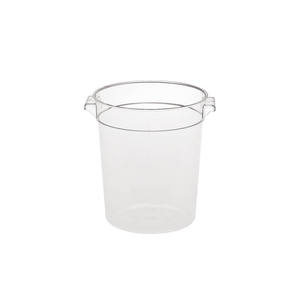 A caixa plástica multifuncional Guangdong do recipiente de armazenamento do projeto novo fez a forma quadrada da injeção do PC com projeto redondo de China - Product Image 1