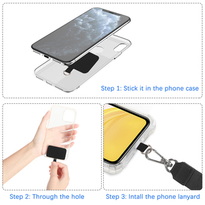 Có Thể Điều Chỉnh Và Có Thể Tháo Rời Polyester Cổ Dây Buộc Và Điện Thoại Di Động An Toàn Tether Điện Thoại Dây Buộc Cho Iphone, Galaxy,Huawei - Product Image 2
