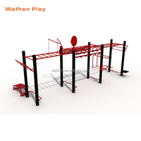 Barre de traction en acier galvanisé de haute qualité, durable pour station d'entraînement résistante, équipement de fitness extérieur complexe