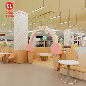 Diseño Interior Moderno para Restaurantes, Diseño Personalizado de Muebles para Restaurantes Infantiles, Instalaciones de Juegos Infantiles para Interiores - Product Image 5