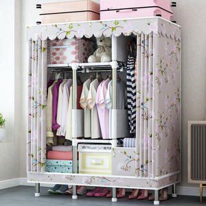 Armadio semplice con <span class=keywords><strong>cerniera</strong></span> completamente chiuso e struttura in acciaio addensato in tessuto Oxford rinforzato - Product Image 1