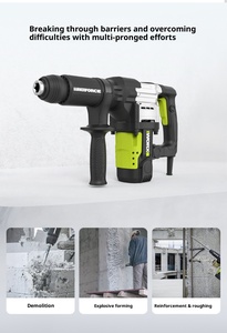 Taladro Percutor Inalámbrico de Litio-Ion sin Escobillas al por Mayor WU357, Martillo Eléctrico de Alta Potencia, Herramienta Eléctrica para Perforación de Hormigón - Product Image 2