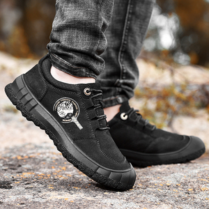 Suministro de fábrica Precio al por mayor Zapatos de cuero genuino Trekking Hombres Zapatos Impermeables Zapatos de senderismo al aire libre - Product Image 5