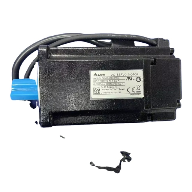 Original ECMA-A2 Series ECMA-J10807RS Servo Motor 750W 3000 RPM 400V