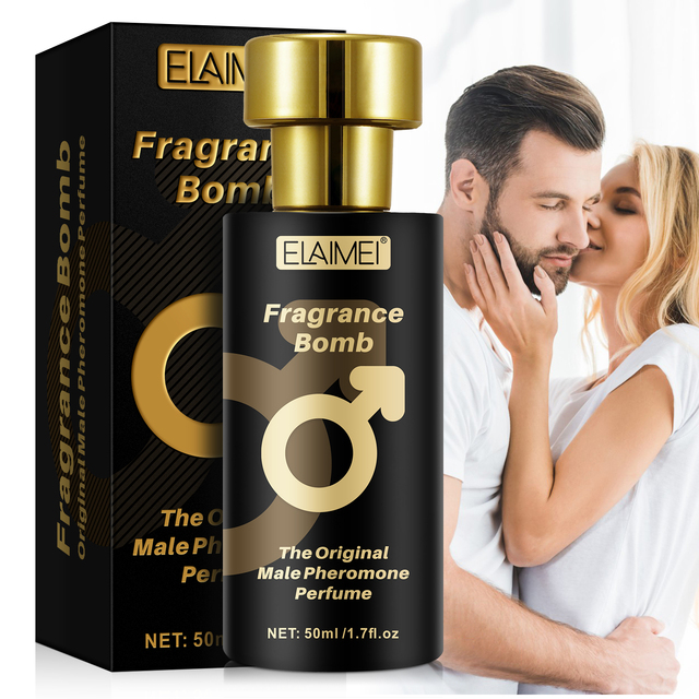 ELAIMEI 50ml Original Male Pheromone Perfume Tiktok Hot Sale Long Lasting Aphrodisiac Pheromone Attractive Perfume Spray for Men