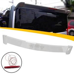 Alerón Trasero de Techo con Luz LED, Aspecto de Fibra de Carbono ABS, para Toyota Hiace <span class=keywords><strong>Grandia</strong></span> 2020, Venta Caliente de Autopartes - Product Image 1