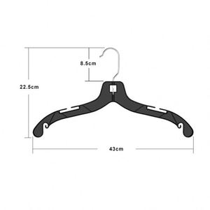 Perchas de Plástico Personalizadas con Muescas para Abrigos, Camisas, Trajes y Pantalones, Antideslizantes, Novedad, Venta al por Mayor - Product Image 2