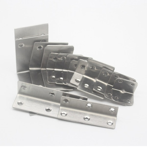 Supports d'angle en acier inoxydable 32x25x0.8mm 36x26x0.8mm 38x30x1.5mm pour fixation de porte de chambre - Product Image 3
