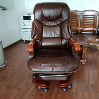 2025 chaise de direction classique de luxe nouvelle chaise inclinable de loisirs de bureau en cuir véritable chaise de direction présidentielle haut de gamme