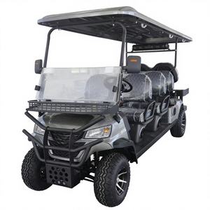 Carrito de Golf Eléctrico de 8 Plazas con Neumáticos Todoterreno y Parachoques Delantero - Product Image 1