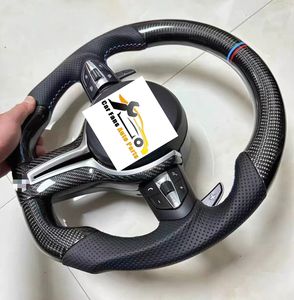 Volante de Fibra de Carbono Usado de Buena Calidad para <span class=keywords><strong>BMW</strong></span> CS X3 X4 X5 Serie 3, Ensamblaje de Volante Modificado con Cuero - Product Image 2