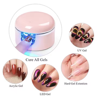 Lampe UV portable sans fil mini 3W pour séchage de vernis à ongles en gel, machine de polymérisation USB LED