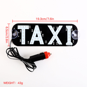 ไฟ LED 12V สำหรับติดกระจกหน้ารถ ไฟสัญญาณบอกสถานะรถ ไฟแสดงสถานะรถแท็กซี่ ประหยัดพลังงาน - Product Image 1