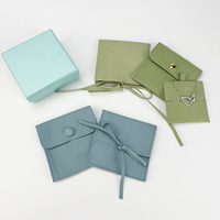 Pochette à bijoux en microfibre avec logo imprimé sur mesure multi-styles bague collier en daim peigne parfum paquet de bijoux sacs et étuis
