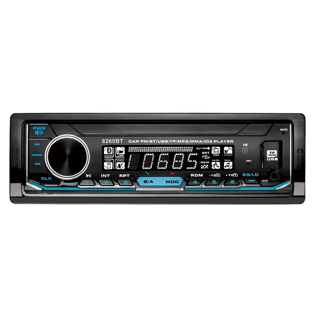 USB Port TF Card 4 Color Backup LCD Display 4 RCA Output Car FM Radio MP3 Stereo Player New Private Tooling 1 Din 2 Universal