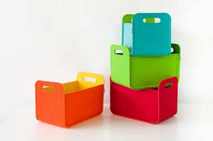 <b>Foldable</b> Storage <b>Basket</b> Cube Bin Shelf <b>Laundry</b> Sundries Organizer Storage Box for Babies Kids Toys - Product Image 5
