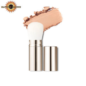 <span class=keywords><strong>Cheveux</strong></span> naturels en poudre rétractable de qualité <span class=keywords><strong>pour</strong></span> le maquillage du visage manche en métal utilisé <span class=keywords><strong>pour</strong></span> la brosse de bronzage de fond de teint - Product Image 1