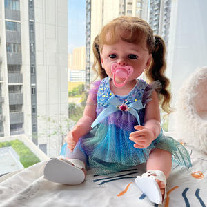 Reborn poupées enfant en bas âge fille à la main <span class=keywords><strong>Betty</strong></span> jouet pour enfants Reborn tout-petits poupées 3D peau Visible veines Reborn bébé poupée cheveux enracinés - Product Image 5