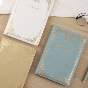 Sổ tay học sinh bìa da PU A5 kiểu cổ điển, đóng keo - Product Image 3