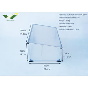 100x60x40/30cm vente en gros <span class=keywords><strong>Mini</strong></span> <span class=keywords><strong>serre</strong></span> en plastique <span class=keywords><strong>Mobile</strong></span> maison de jardin petit jardin semis protéger et planter - Product Image 3
