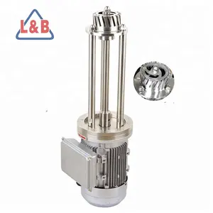 L&B Factory price cosmetic laboratory homogenizer mixer stainless steel head high shear mixer
