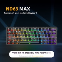 Teclado Gaming con Cable e Interruptor Magnético Irok ND63 Max/ND63 Ultra de Nivel de Torneo con 8kHZ y 0.001ms de Respuesta para Compras en Línea en Alibaba