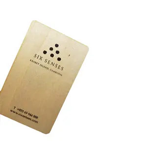 可重复使用的 Rewritable F08 Wood RFID 酒店钥匙卡