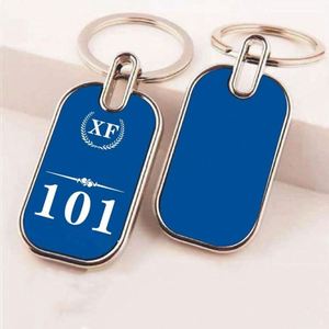 Porte-clés personnalisé en alliage de zinc avec logo sur mesure, décoration de voiture, sublimation, porte-clés vierge - Product Image 2