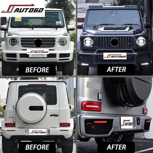 Kit de carrosserie de conversion pour Mercedes-Benz Classe G W464 2018-2024, mise à niveau vers l'ensemble de pare-chocs B-<span class=keywords><strong>Brabus</strong></span> Wide Star - Product Image 2