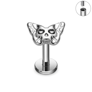Piercing Labret in Titanio F136 con Filettatura Interna, Anello Monore per Labbra, Orecchio, Cartilagine, Trago, Helix, Gioielli per il Corpo 16G - Product Image 2
