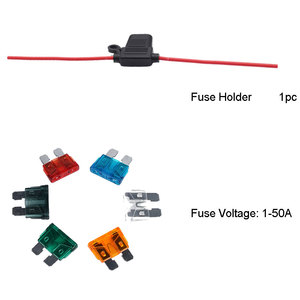 Porte-fusible étanche 12 lignes avec fil rouge, mini-<span class=keywords><strong>prise</strong></span> de fusible à lame pour véhicules automobiles, bateaux, camping-cars et remorques - Product Image 5